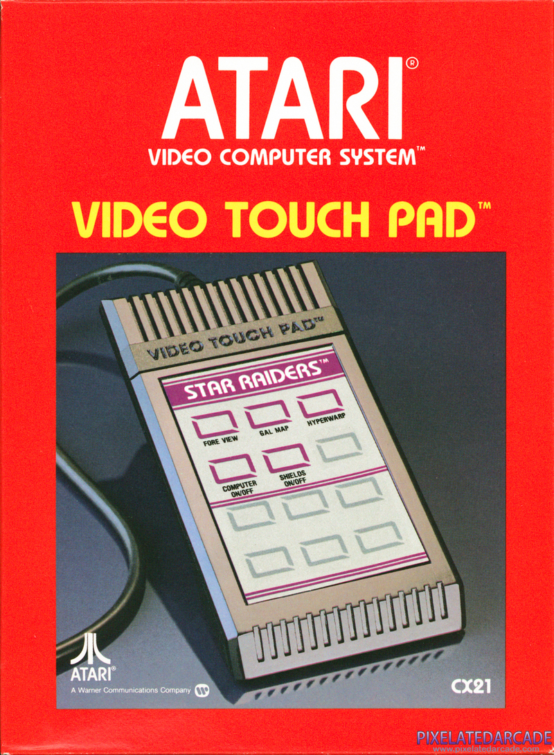 Star Raiders Cover Art: Touch Pad Box - Front Star Raiders Cover Art: Touch Pad Box - Front
