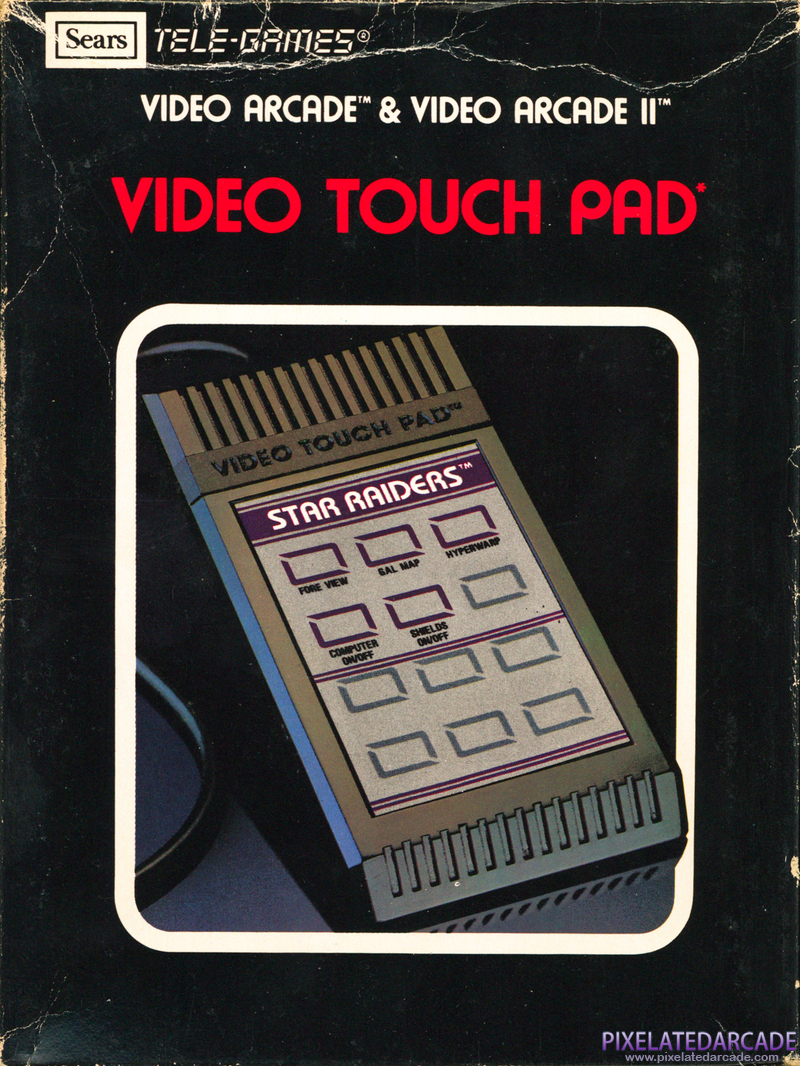 Star Raiders Cover Art: Touch Pad Box - Front Star Raiders Cover Art: Touch Pad Box - Front