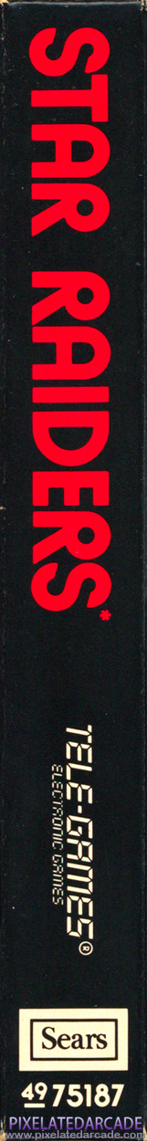 Star Raiders Cover Art: Game Box - Left Spine Star Raiders Cover Art: Game Box - Left Spine