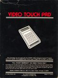 Inside Cover - Touch Pad Box - Back