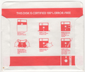 Disk Sleeve - Back