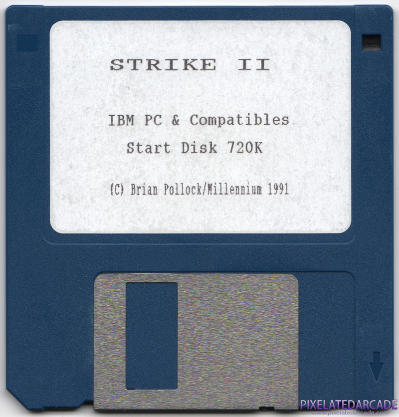 Strike II Cover Art: Disk 1 of 2