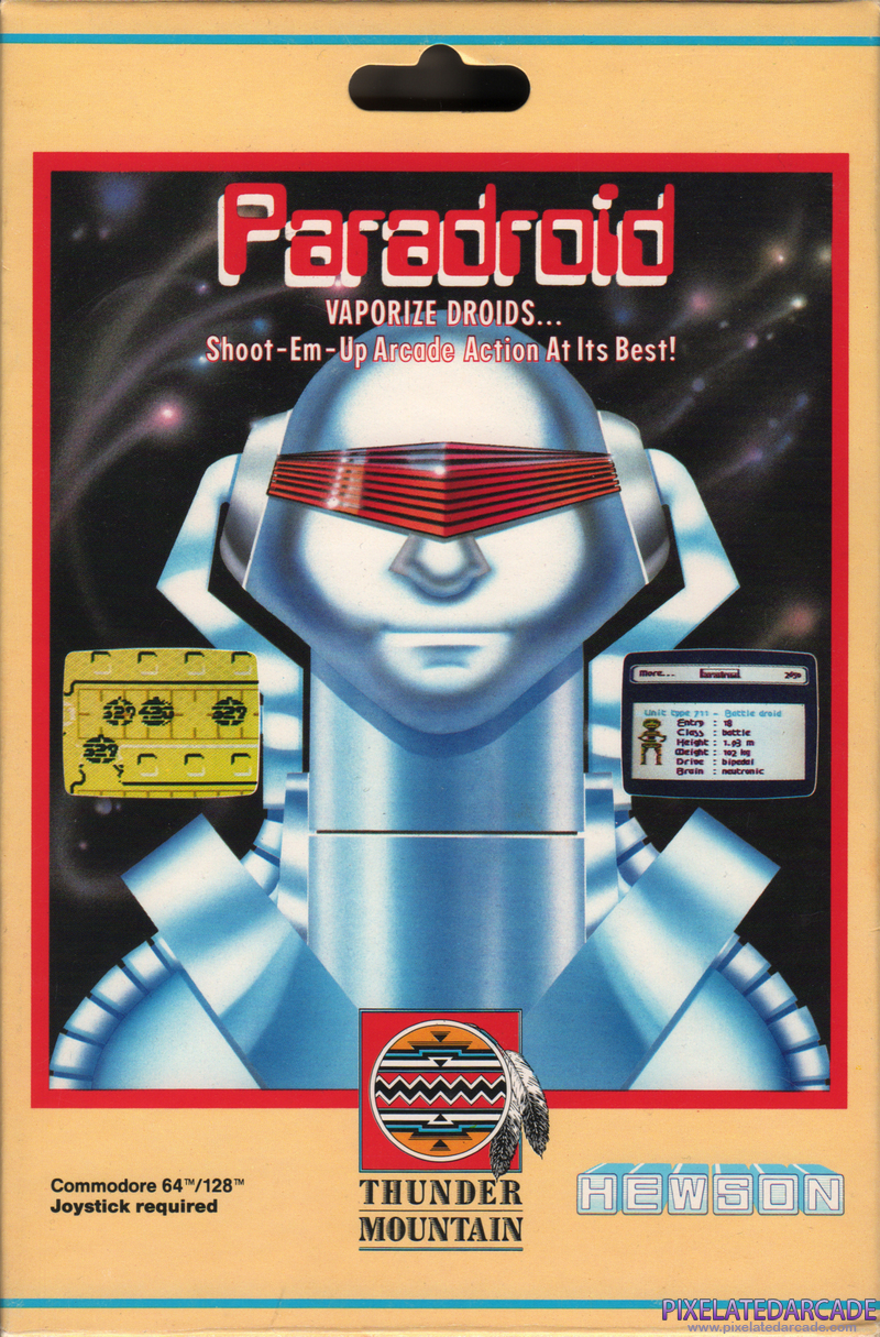 Paradroid Cover Art: Paradroid Cover Art: