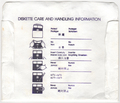 Disk Sleeve - Back