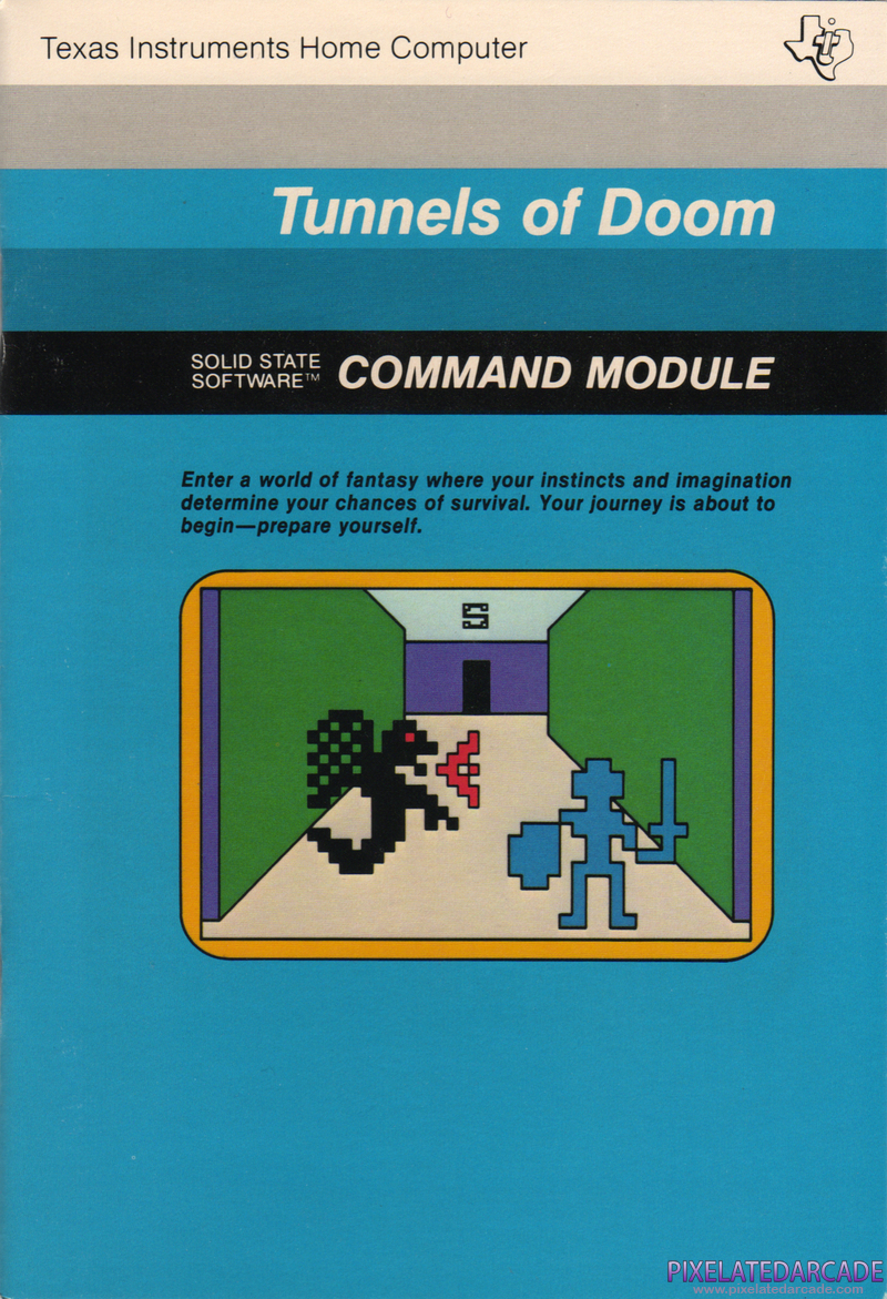 Tunnels of Doom Cover Art: Instruction Manual - Front Tunnels of Doom Cover Art: Instruction Manual - Front