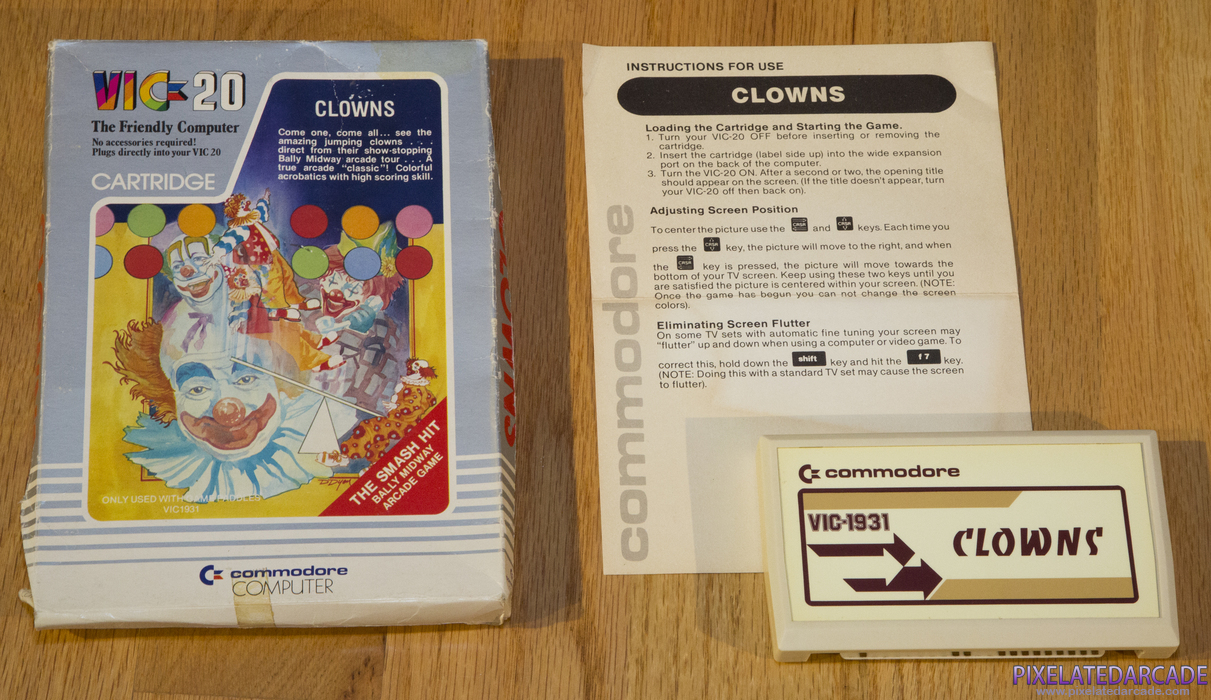 Clowns Cover Art: Box and contents