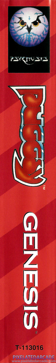 Puggsy Cover Art: Left Spine