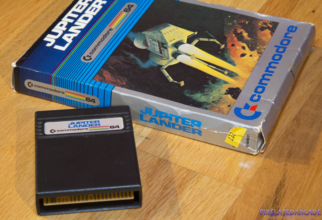 Jupiter Lander Cover Art: Box and cartridge