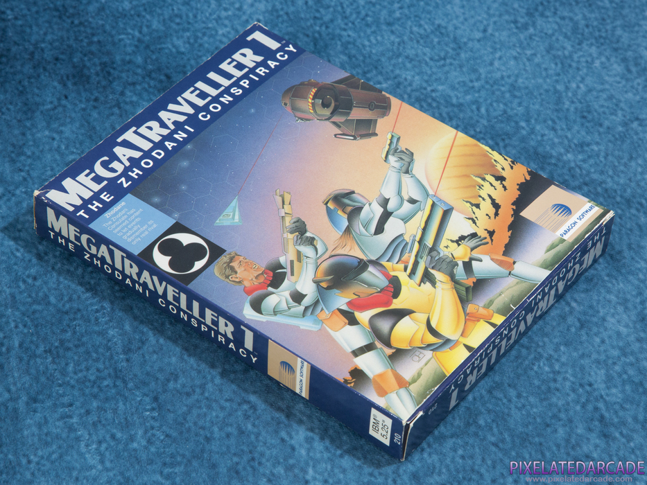 MegaTraveller 1: The Zhodani Conspiracy Cover Art: Box MegaTraveller 1: The Zhodani Conspiracy Cover Art: Box