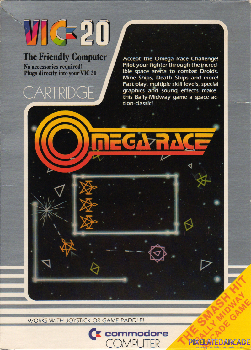 Omega Race Cover Art: Omega Race Cover Art: