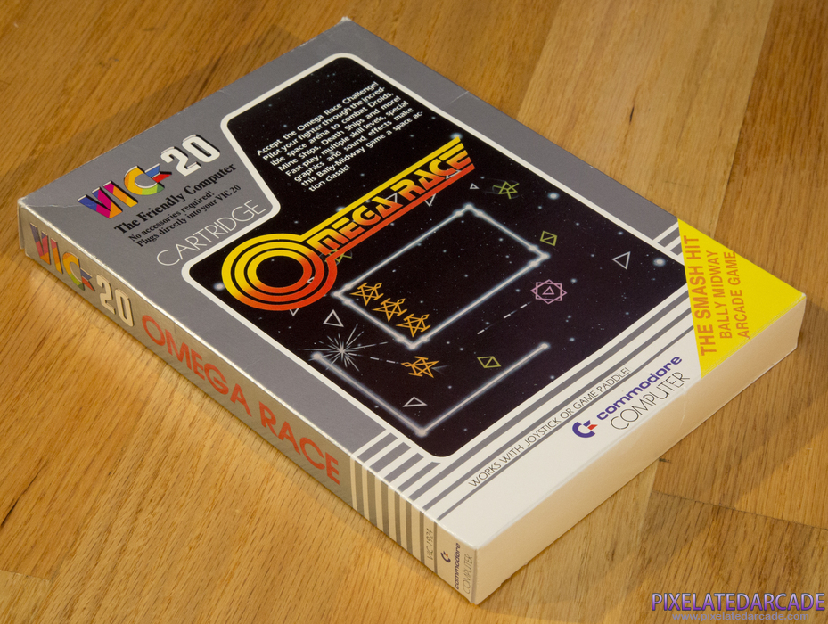 Omega Race Cover Art: Box Omega Race Cover Art: Box