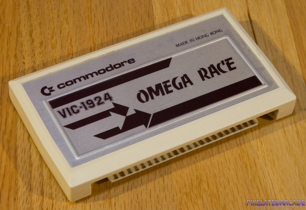 Omega Race Cover Art: Game cartridge Omega Race Cover Art: Game cartridge