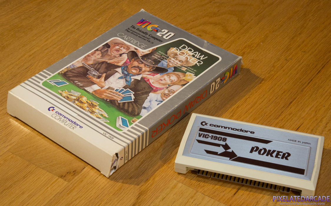 Draw Poker Cover Art: Box and cartridge Draw Poker Cover Art: Box and cartridge