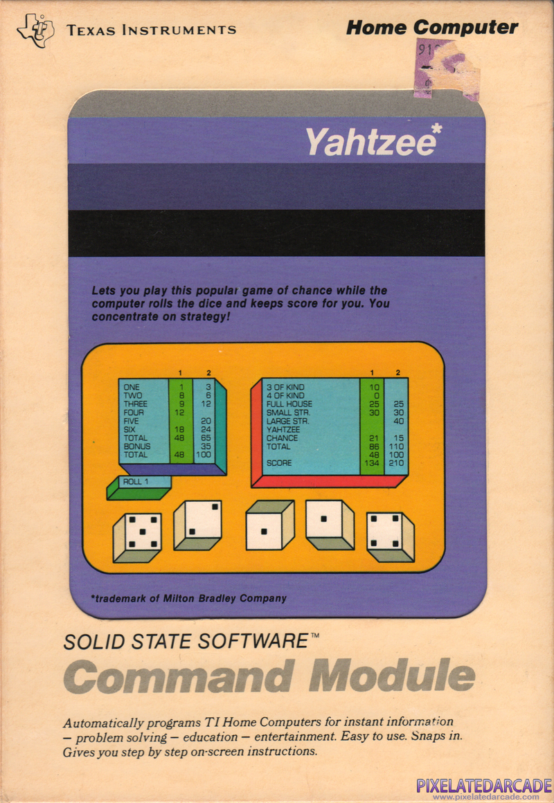 Yahtzee Cover Art: Yahtzee Cover Art: