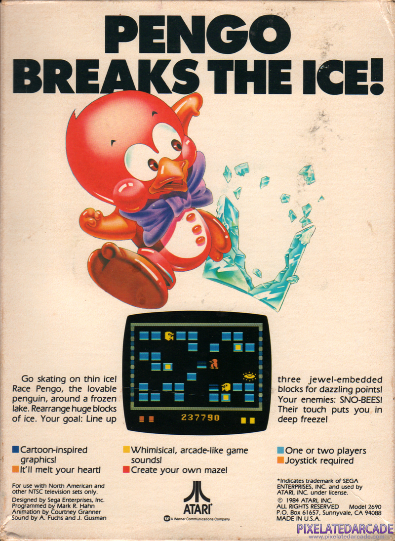 Pengo Cover Art: Pengo Cover Art: