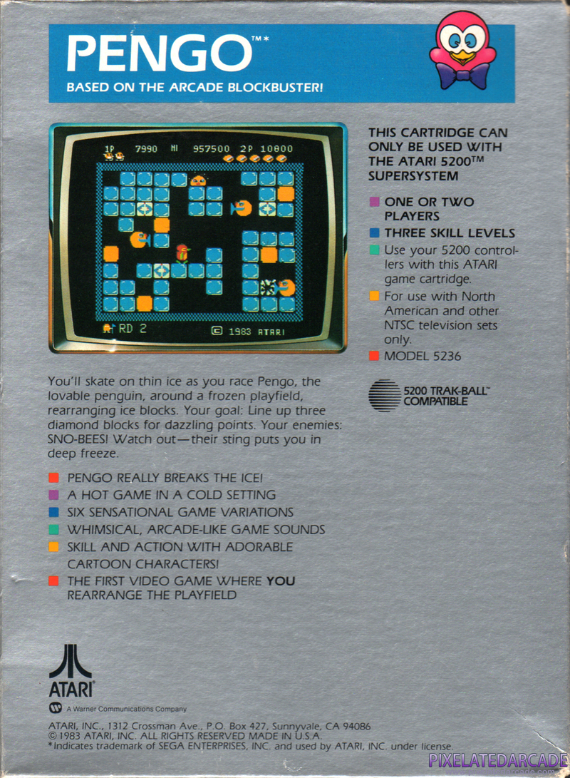 Pengo Cover Art: Pengo Cover Art: