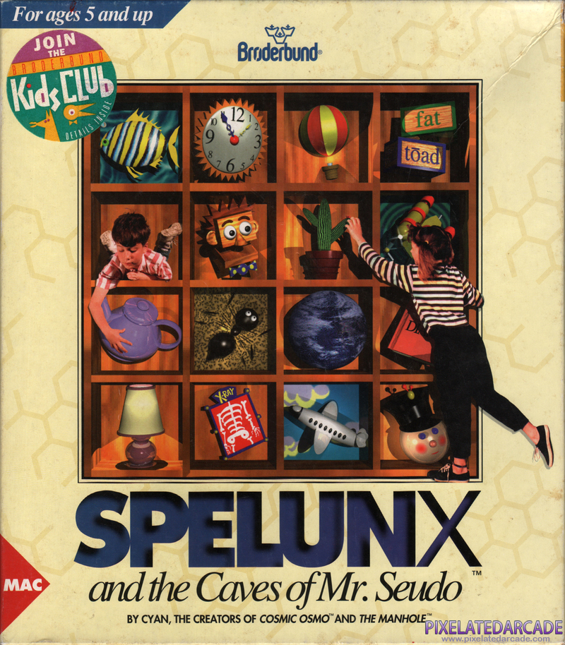 Spelunx and the Caves of Mr. Seudo Cover Art: Spelunx and the Caves of Mr. Seudo Cover Art: