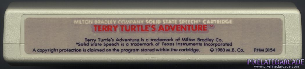 Terry Turtle's Adventure Cover Art: Top Terry Turtle's Adventure Cover Art: Top