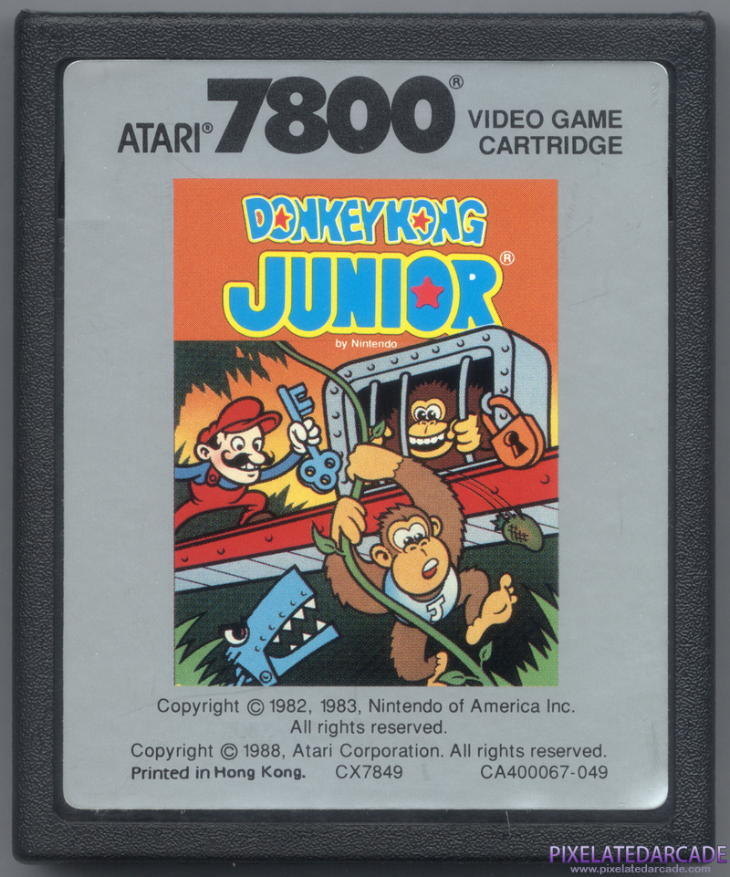 Donkey Kong Junior Cover Art: Front Donkey Kong Junior Cover Art: Front