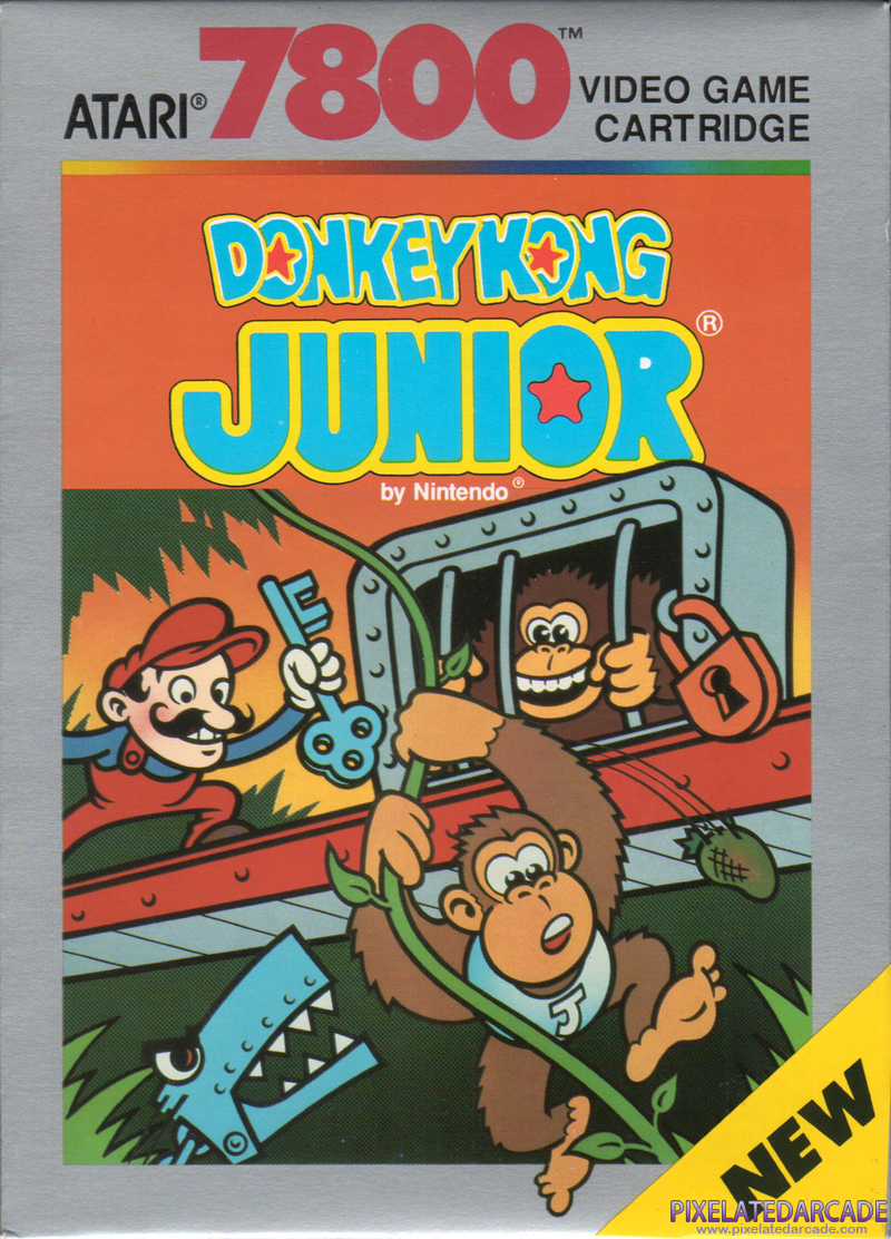 Donkey Kong Junior Cover Art: Donkey Kong Junior Cover Art:
