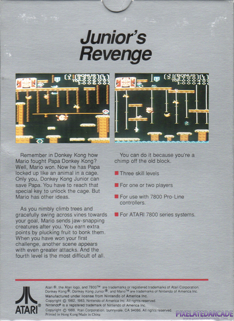 Donkey Kong Junior Cover Art: Donkey Kong Junior Cover Art: