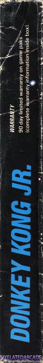 Donkey Kong Junior Cover Art: Right Spine Donkey Kong Junior Cover Art: Right Spine