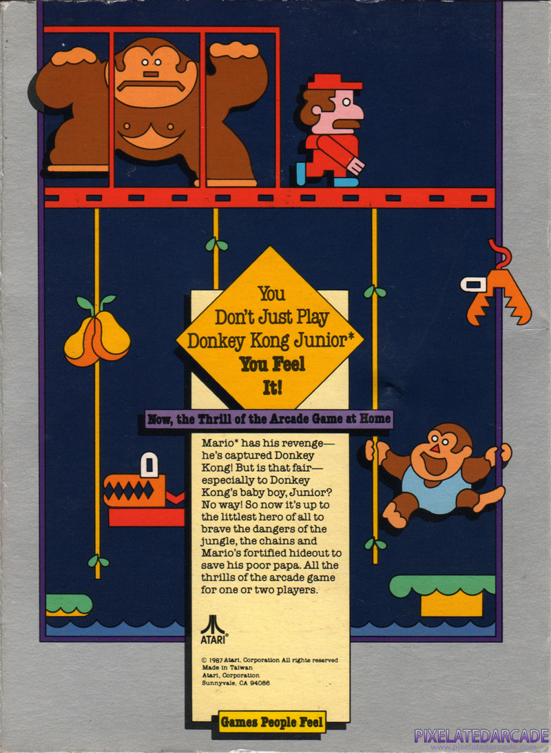 Donkey Kong Junior Cover Art: Donkey Kong Junior Cover Art: