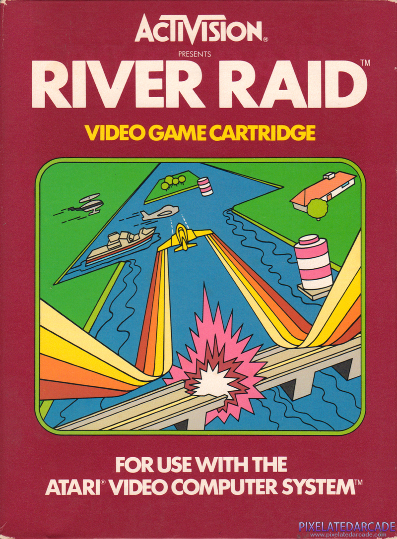 River Raid Cover Art: River Raid Cover Art: