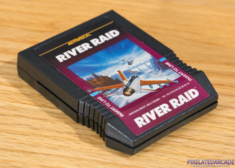 River Raid Cover Art: Game Cartridge River Raid Cover Art: Game Cartridge