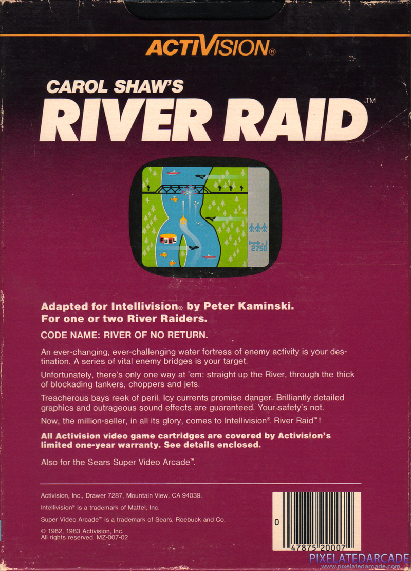 River Raid Cover Art: 