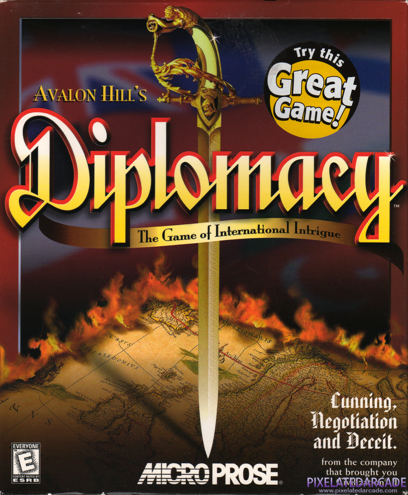 Avalon Hill's Diplomacy Cover Art: 