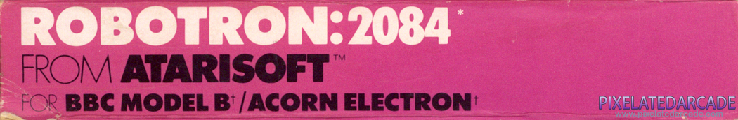 Robotron: 2084 Cover Art: Bottom Spine Robotron: 2084 Cover Art: Bottom Spine