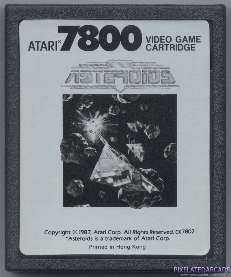 Asteroids Cover Art: Front Asteroids Cover Art: Front