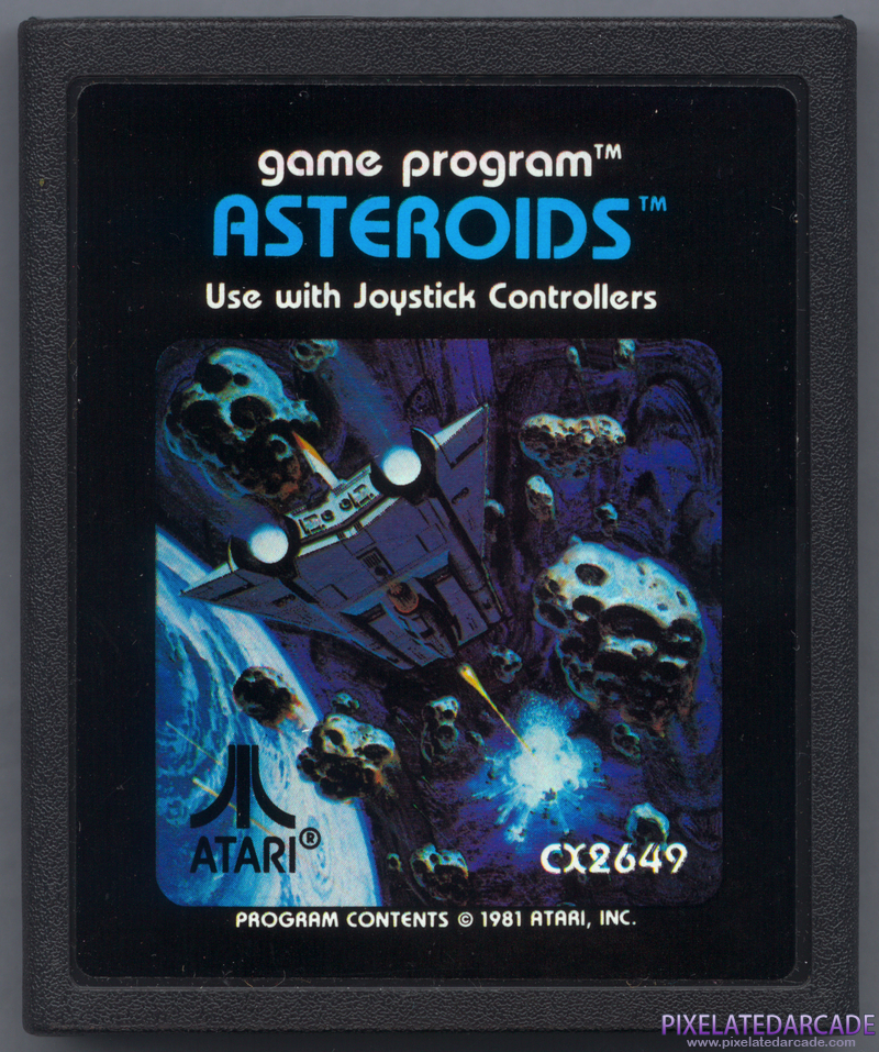 Asteroids Cover Art: Front Asteroids Cover Art: Front