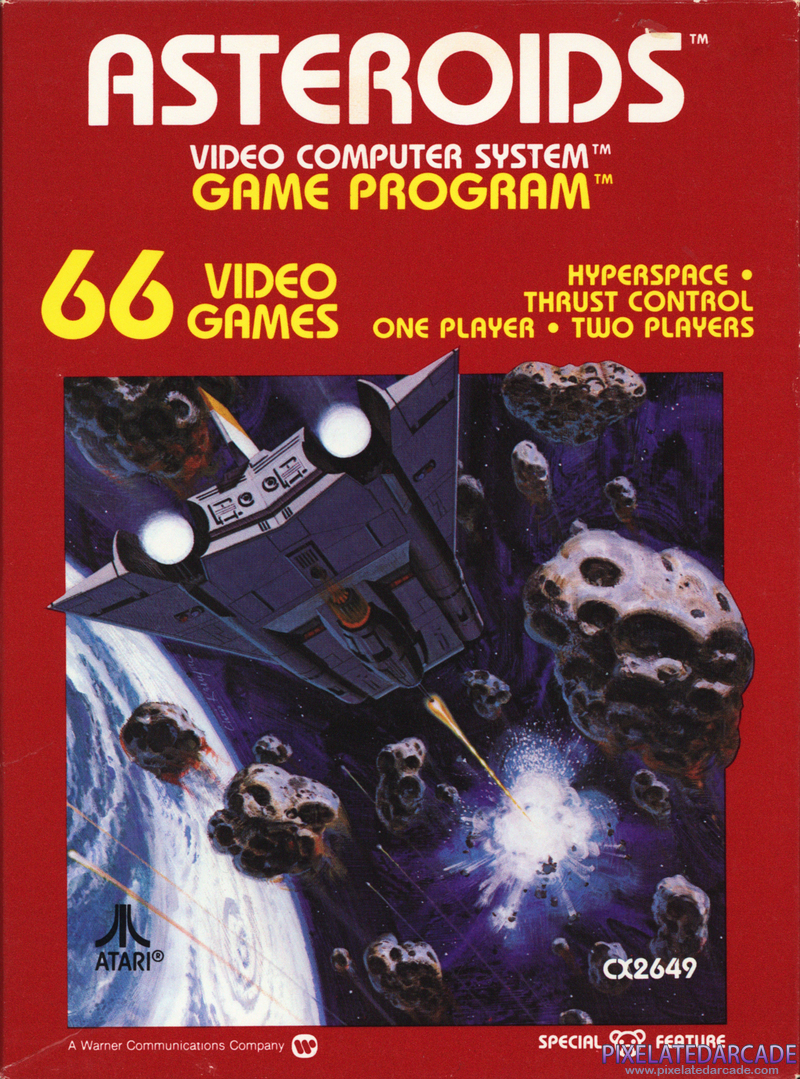 Asteroids Cover Art: Asteroids Cover Art: