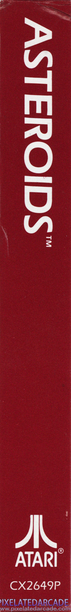 Asteroids Cover Art: Left Spine Asteroids Cover Art: Left Spine