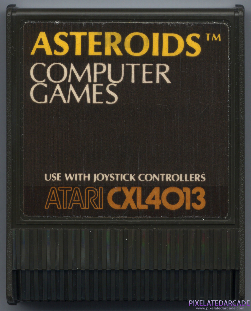 Asteroids Cover Art: Front Asteroids Cover Art: Front