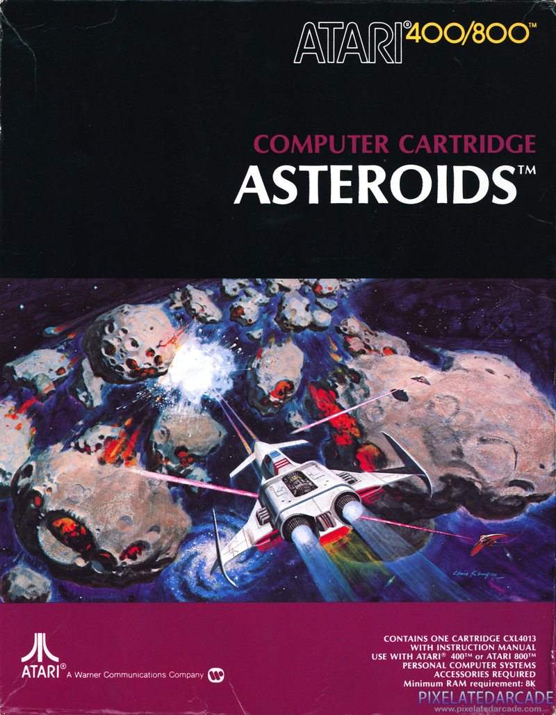 Asteroids Cover Art: Asteroids Cover Art: