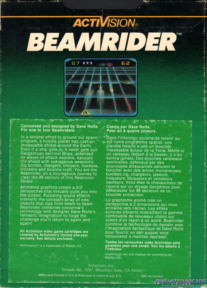 Beamrider Cover Art: Beamrider Cover Art: