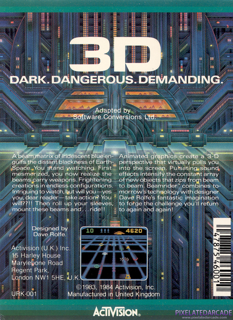 Beamrider Cover Art: Beamrider Cover Art: