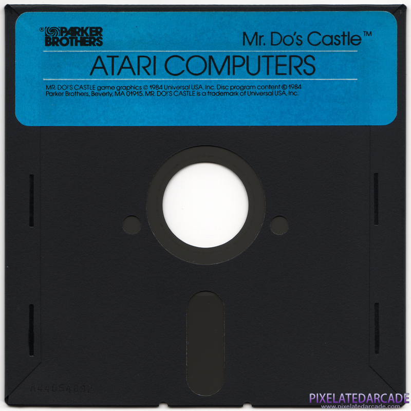 Mr. Do!'s Castle Cover Art: Atari Side