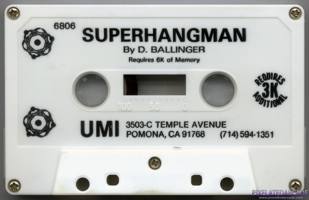 Super Hangman Cover Art: Super Hangman Cover Art: