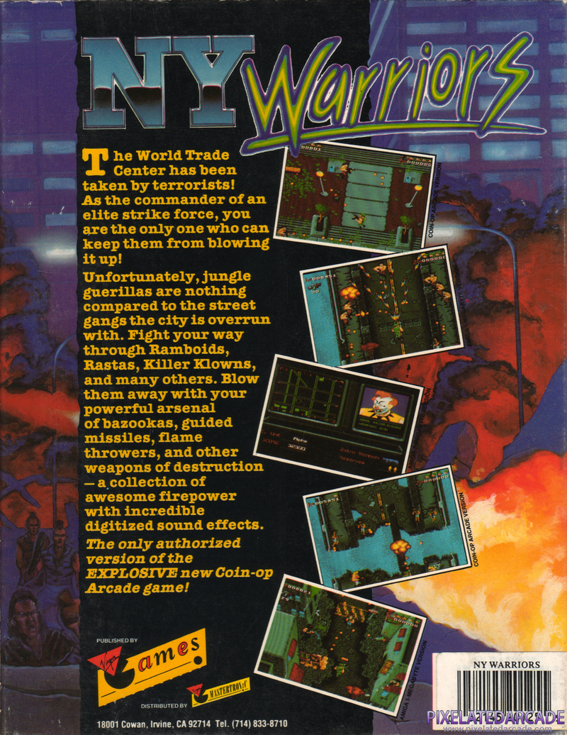 NY Warriors Cover Art: NY Warriors Cover Art: