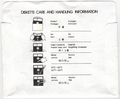 Disk Sleeve - Back