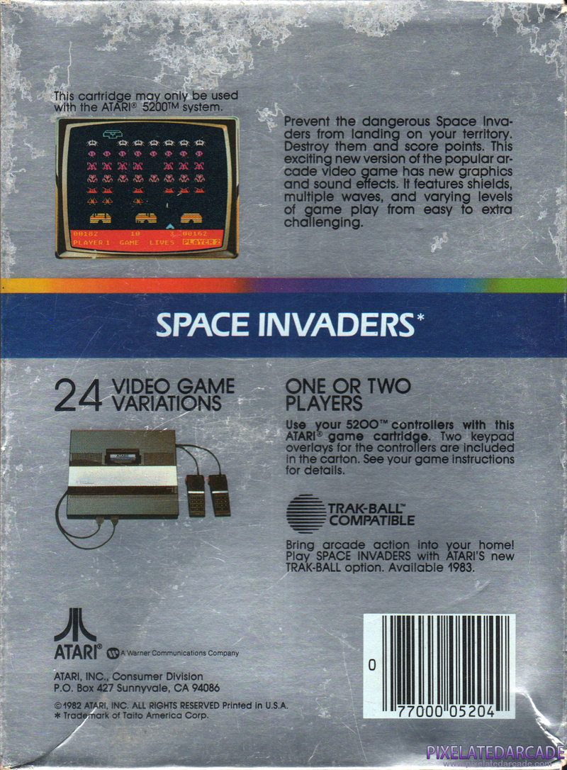 Space Invaders Cover Art: Space Invaders Cover Art: