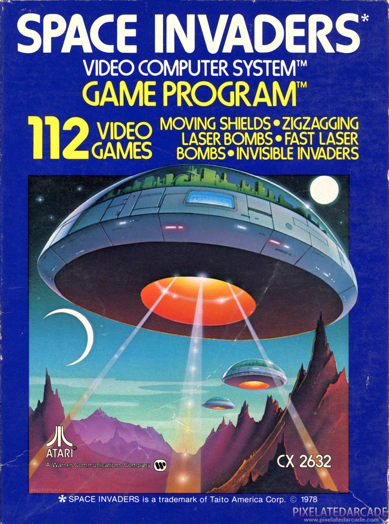 Space Invaders Cover Art: Space Invaders Cover Art:
