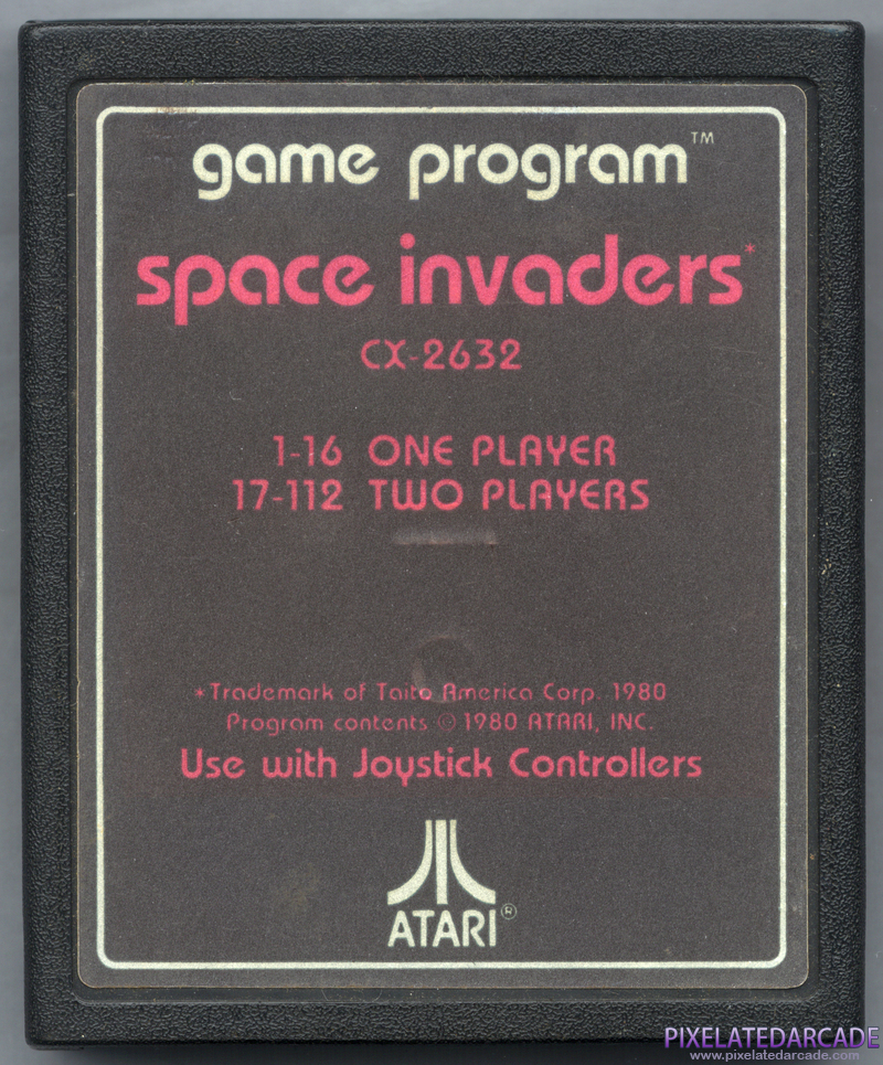 Space Invaders Cover Art: Front Space Invaders Cover Art: Front