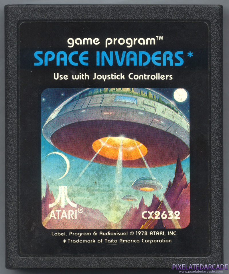 Space Invaders Cover Art: Front Space Invaders Cover Art: Front