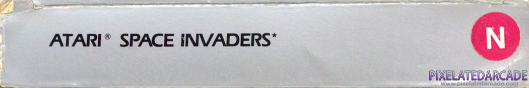 Space Invaders Cover Art: Top Spine Space Invaders Cover Art: Top Spine