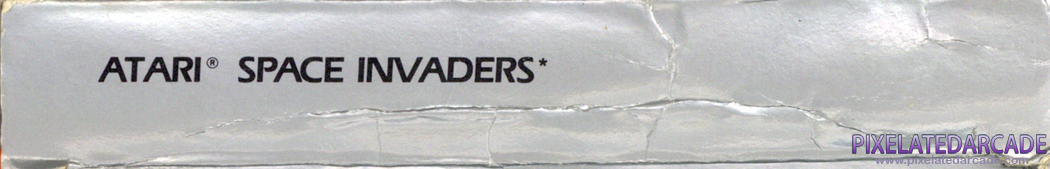 Space Invaders Cover Art: Bottom Spine Space Invaders Cover Art: Bottom Spine